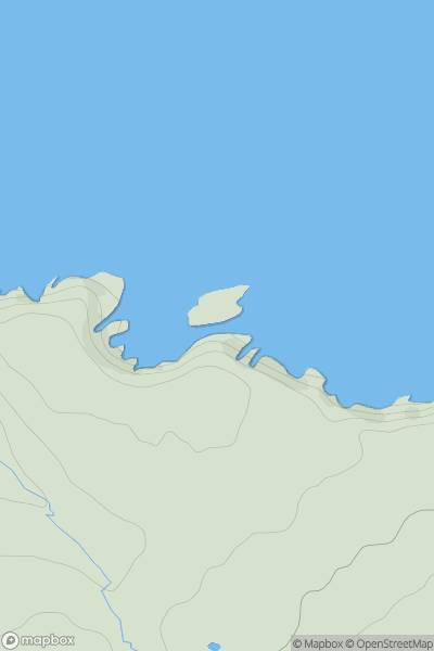 Thumbnail image for Ynys-fach [South-West Wales] showing contour plot for surrounding peak